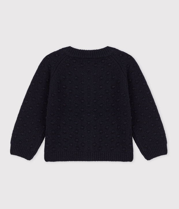 Babies' Wool Knit Cardigan SMOKING