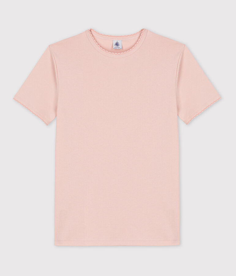Women's Iconic Cocotte Stitch Cotton T-Shirt pink