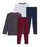 Girls' Ribbed Pyjamas - 2-Piece Set variante 1