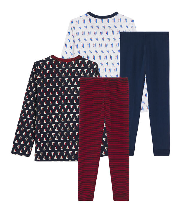 Girls' Ribbed Pyjamas - 2-Piece Set multicolor