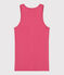 Women's Iconic cotton tank top PEONIA pink