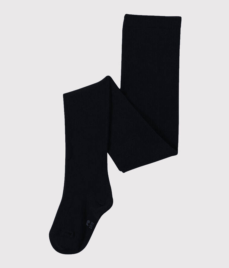 Pair of tights for baby girls ABYSSE blue