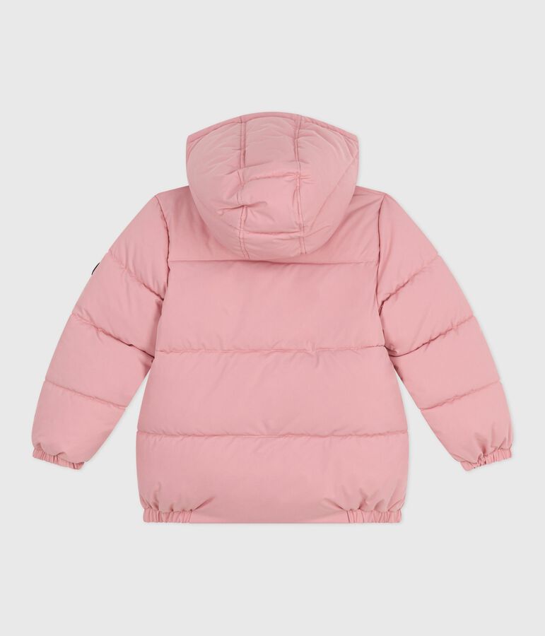 Children's plain puffer jacket pink