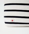 Breton pouch MARSHMALLOW white/SMOKING blue