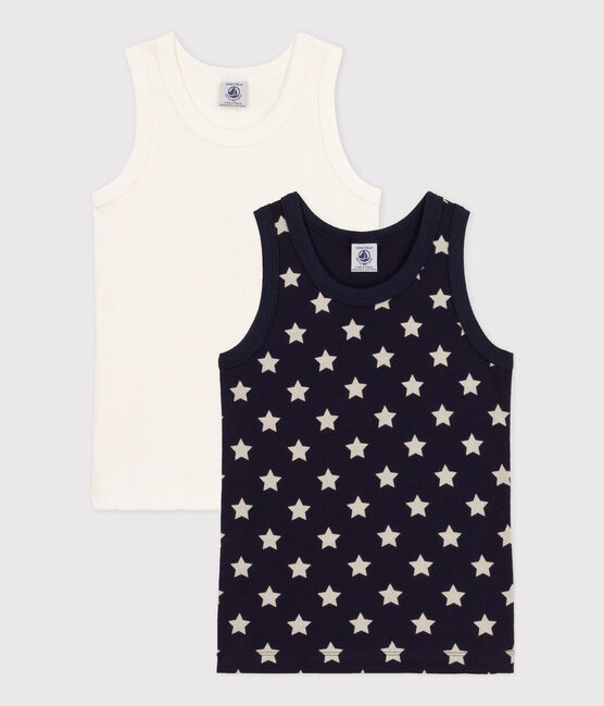 Boys' Starry Cotton Vests - 3-Pack variante 1