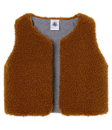 Baby Boys Sleeveless Jacket Cocoa Petit Bateau