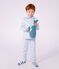Children's buttoned star printed cotton pyjamas white/multicolor