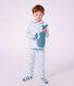 Children's buttoned star printed cotton pyjamas