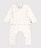 Babies' floral-print cotton set in a gift box Ecru/multicolor