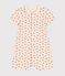 Babies' Lightweight Printed Fleece Playsuit AVALANCHE /FAMEUX