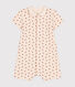 Babies' Lightweight Printed Fleece Playsuit