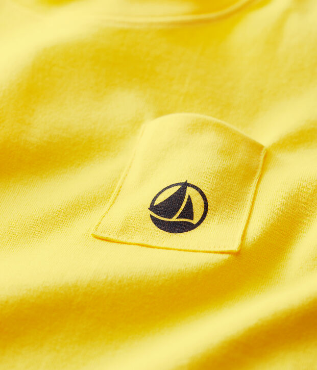 Boys' Short-Sleeved Jersey T-Shirt yellow