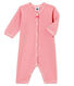 Baby girl's footless sleepsuit