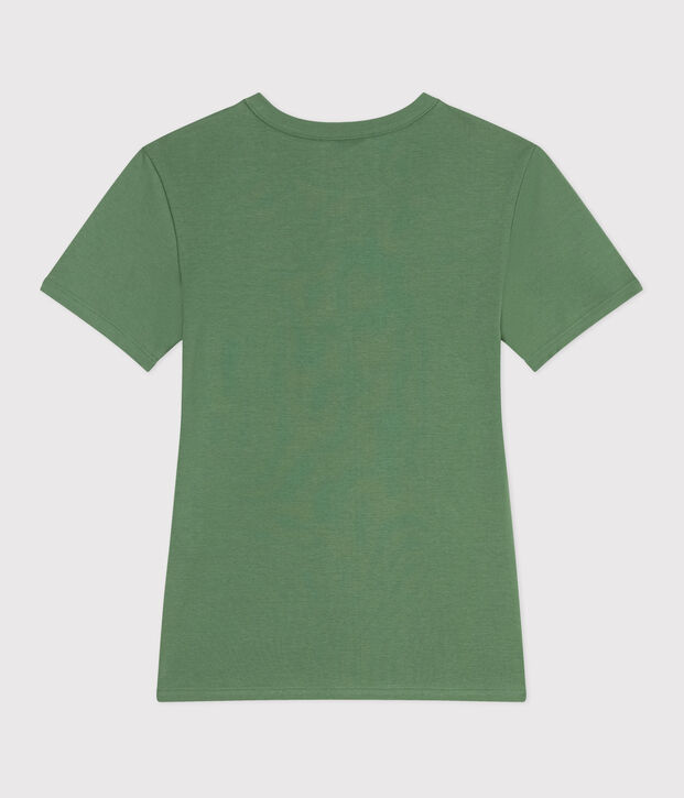 Women's Iconic plain cotton T-shirt green