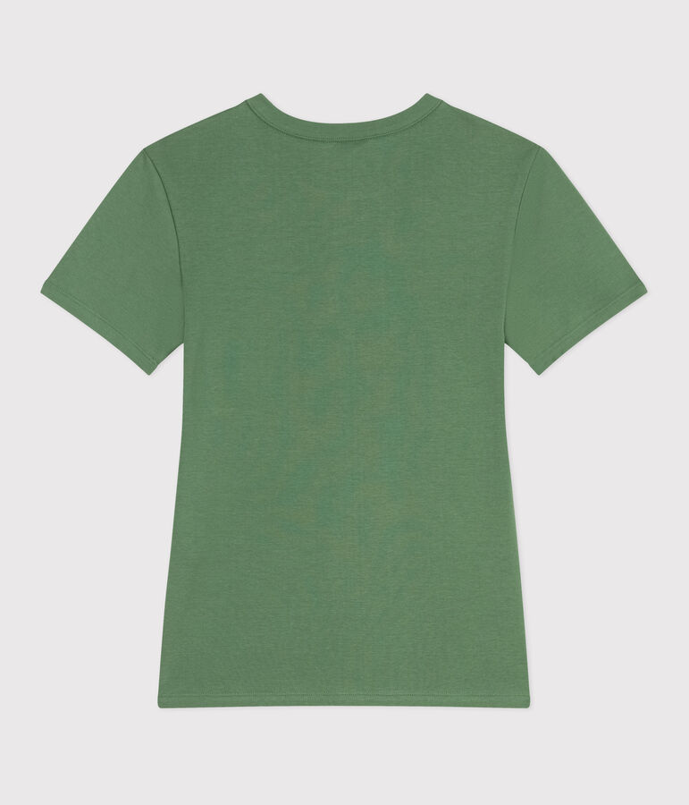 Women's Iconic plain cotton T-shirt green