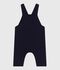 Babies' long-leg plain cotton dungarees SOIR