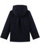 Girl's duffel coat in wool broadcloth SMOKING blue