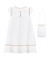 Baby Girls' Special Occasion Dress and Bag ECUME white