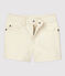 Girls' Denim Shorts AVALANCHE Ecru