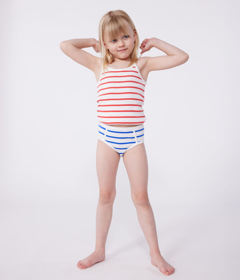 Children's stripy cotton tank tops - 2-pack variante 1