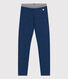 Girls' Denim Effect Fleece Jeggings