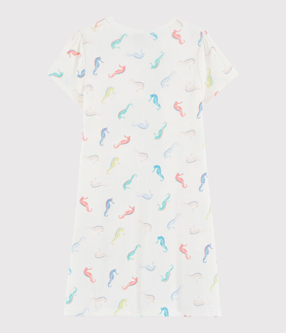 Fancy Dress Cotton Nightdress MARSHMALLOW white/MULTICO white