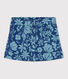 Girls' Printed Quilted Tube Knit Skirt