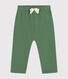Babies' jogging bottoms in plain cotton