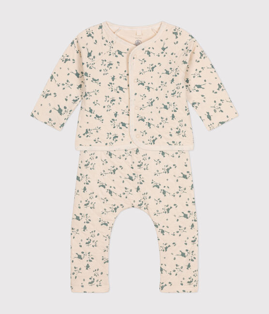 Babies' Tube Knit Outfit- 2-piece set AVALANCHE /HERBIER
