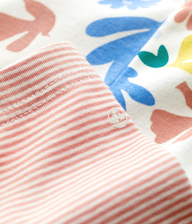 Babies' Fancy Cotton Leggings - 2-Pack multicolor