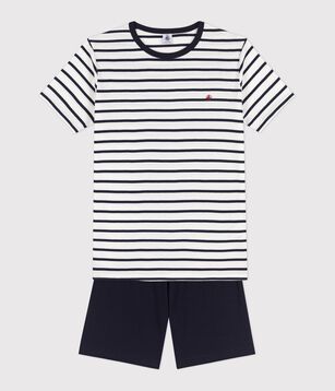 Petit Bateau Pyjacourt Para Niñas - Pijama De Algodón 100% Transpirable, Lavable A Máquina, Cierre Clásico, Ideal Para Dormir O Estar En Casa