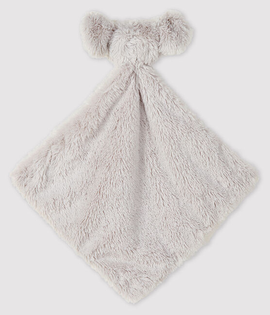Babies' Ribbed Koala Comforter MARSHMALLOW white/GRIS grey