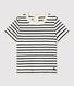 Babies' Cotton Striped Short-Sleeved T-Shirt