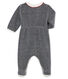 Baby girl's sleepsuit with iconic stripes