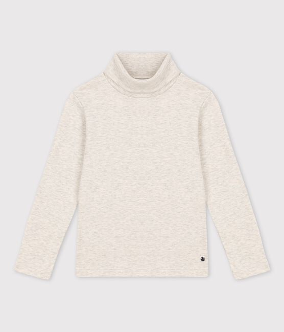 Unisex Children's Cotton Polo Neck MONTELIMAR CHINE beige