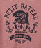 Boy's milleraies-striped T-shirt TERKUIT red/MARSHMALLOW white