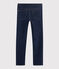 Boys' Denim Fleece Trousers DENIM BLEU FONCE blue