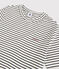 Women's Striped Cotton "Je t'aime" T-Shirt MARSHMALLOW white/SMOKING blue