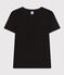 Women's Iconic Cotton Round Neck T-Shirt NOIR black