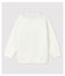 Babies' Cotton Sweatshirt MARSHMALLOW white