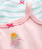 Pack of 2 girl's strap vests . set