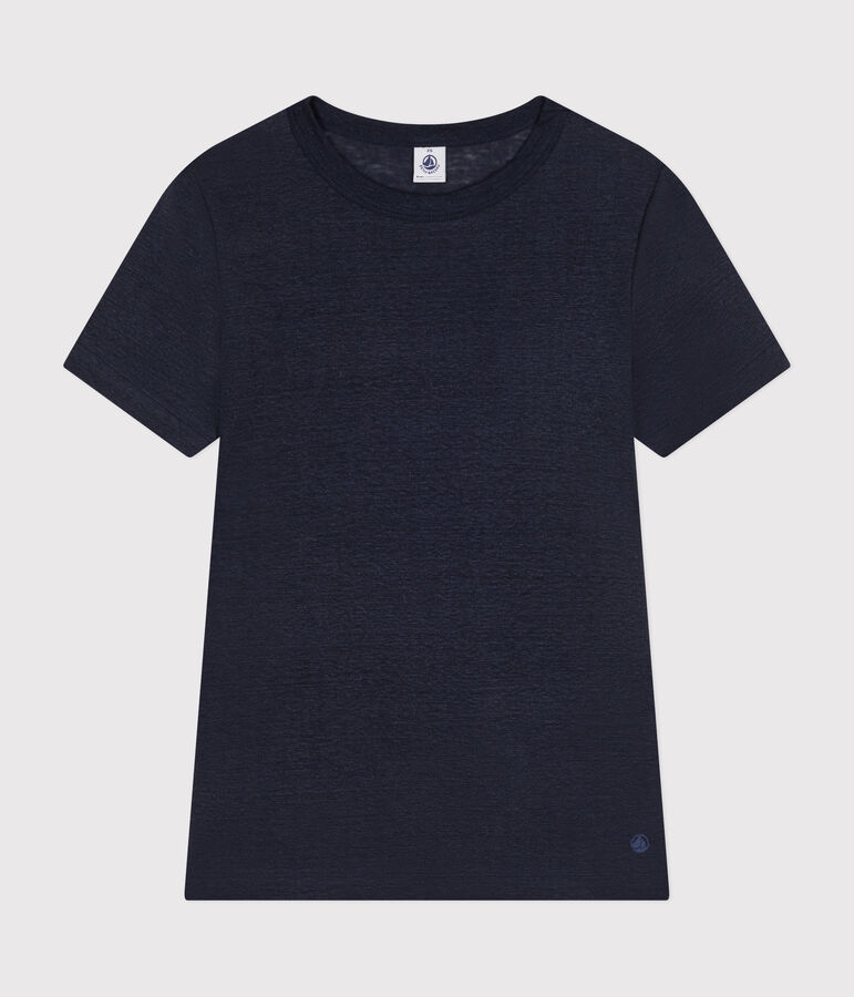Women's Iconic Linen T-Shirt blue