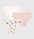 Girls' Heart Cotton Briefs - 3-Pack