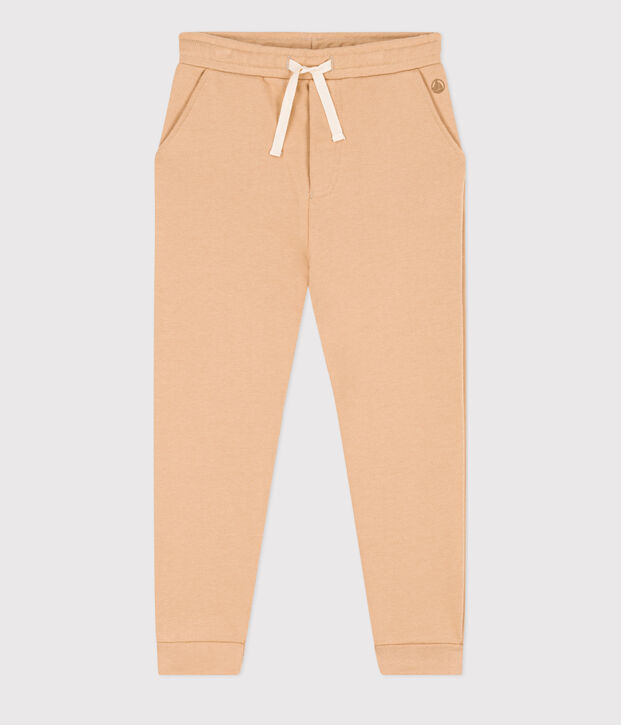 Boys' jogging trousers beige