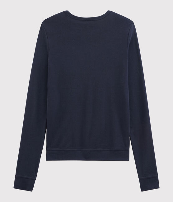 Women's Iconic Cotton Cardigan SMOKING blue