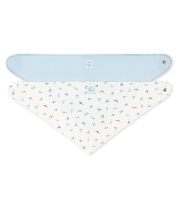 Baby boys' cotton bandanna/bibs - 2-Piece Set multicolor