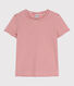 Women's Straight Round-Neck Cotton T-Shirt