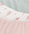 Children's floral cotton shorties - 3-pack variante 1