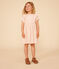 Girl's Short-sleeved Printed Cotton Gauze Dress AVALANCHE /PANTY