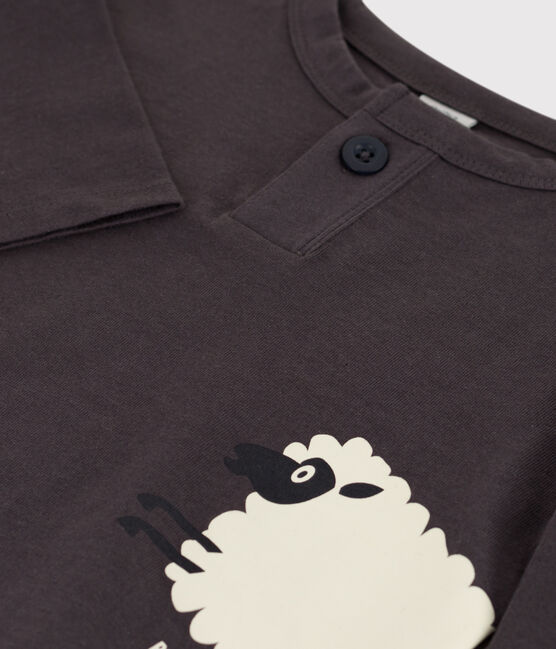 Babies' Long-Sleeved cotton T-shirt DUMBO grey